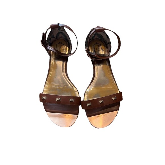 TED BAKER LONDON Sandals Copper and Brown Shoes - Picture 1 of 9